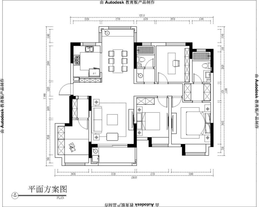 張桐瑋_紅牛設計--電建洺悅府（fǔ）130㎡北歐風格04調整建議