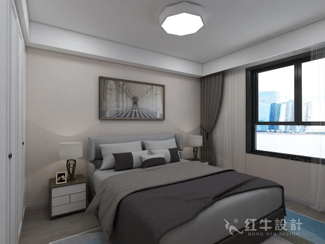 115㎡--保利國際社區戶型解析06效果圖欣賞_主臥室