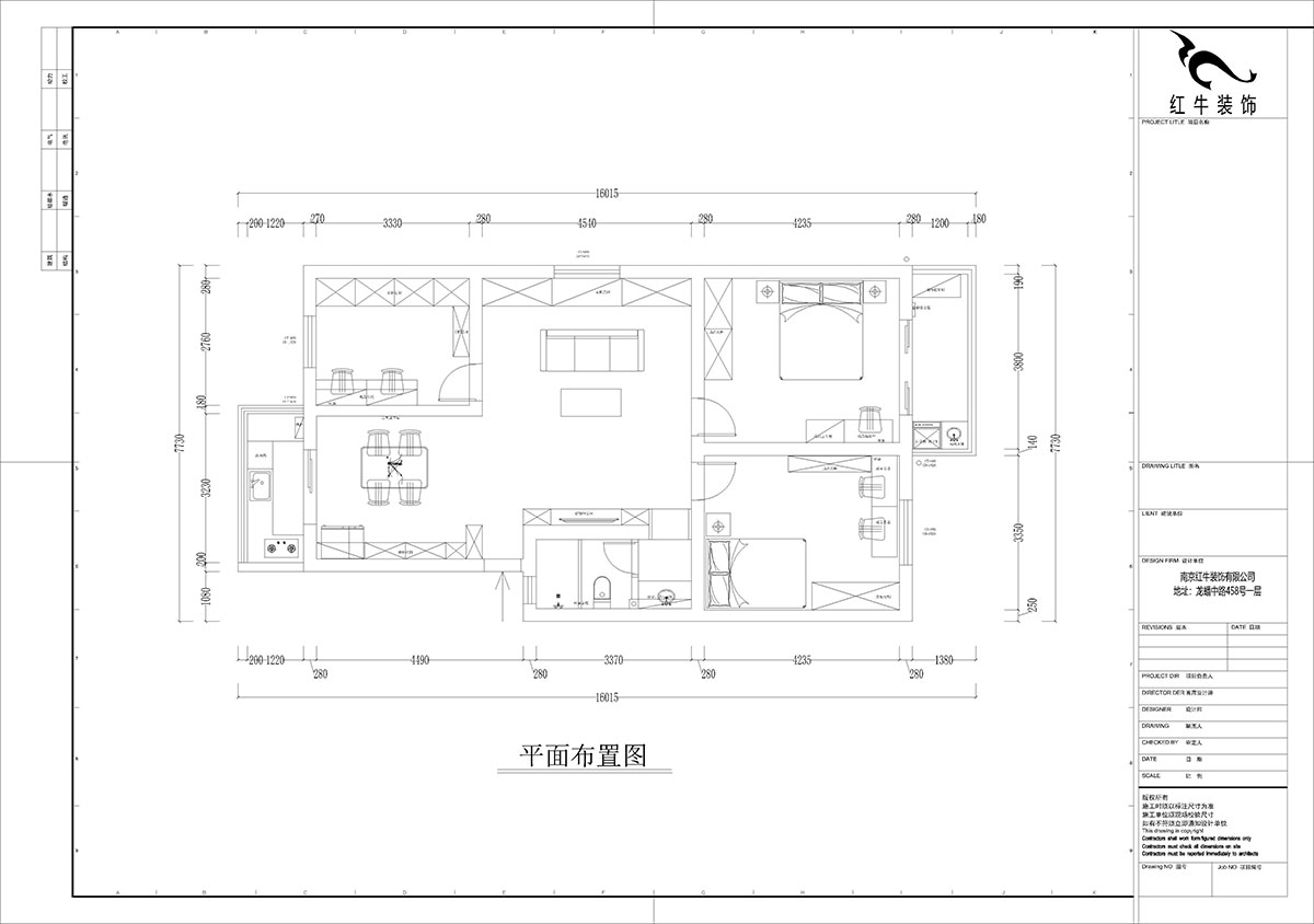 孟憲（xiàn）濤｜牡丹裏17-601-108㎡-現代簡約風格｜3室2廳2衛｜老房裝修｜定製家（jiā）｜全包（bāo）14萬（wàn）｜00_02平麵（miàn）布置圖