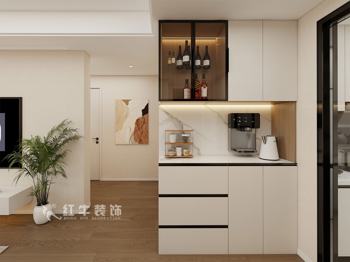 南（nán）京93㎡現代簡約（yuē）風裝修，臥室弧形陽台，舒適愜意